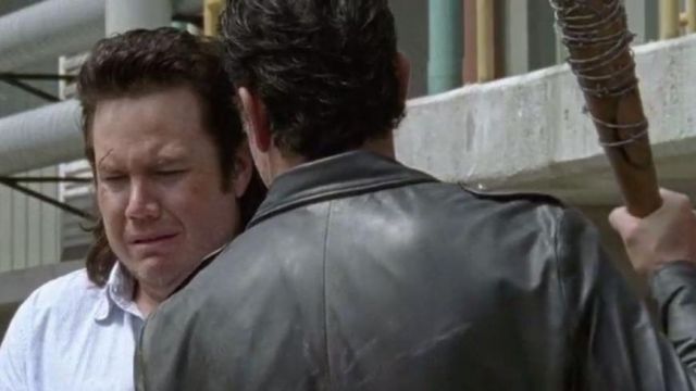 La batte "Lucille" de Negan (Jeffrey Dean Morgan) dans The Walking Dead S07E11