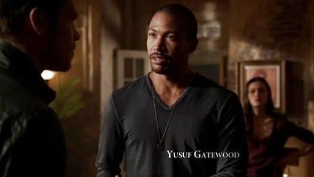 The t-shirt from John Vavatos of Marcel Gerard (Charles Michael Davis) in The Originals S2E17