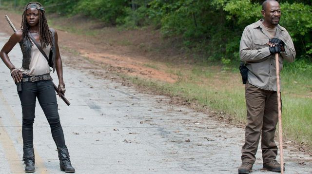 Boots Timberland of Morgan Jones (Lennie James) in The Walking Dead
