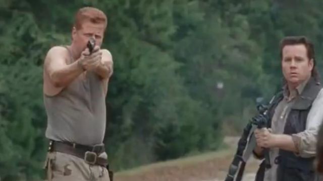 The marcel gray of Abraham Ford (Michael Cudlitz) in The Walking Dead