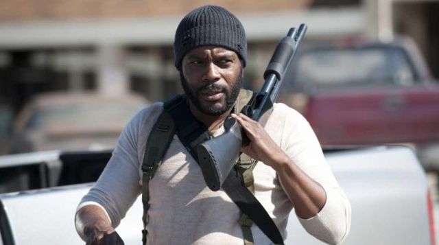 The bonnet of Tyreese (Chad Coleman) in The Walking Dead