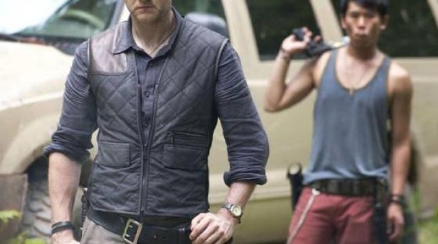 The black belt of the governor (David Morrissey) in The Walking Dead