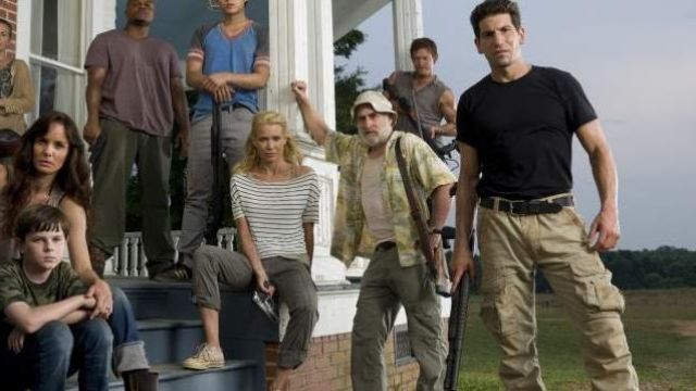 The tan pants of Shane Walsh (Jon Bernthal) on The Walking Dead