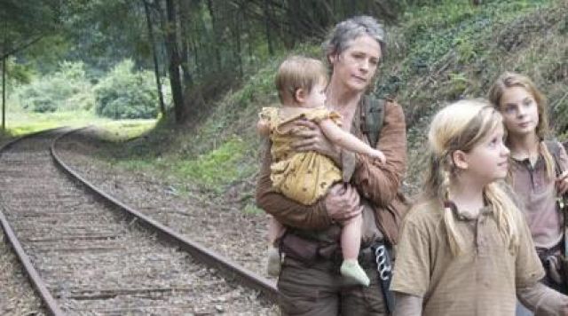 The shirt, brown Carol Peletier (Melissa McBride) in The Walking Dead