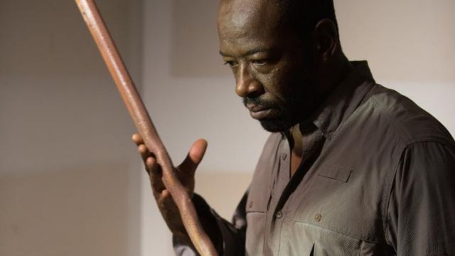 The baton of Morgan Jones (Lennie James) in The Walking Dead