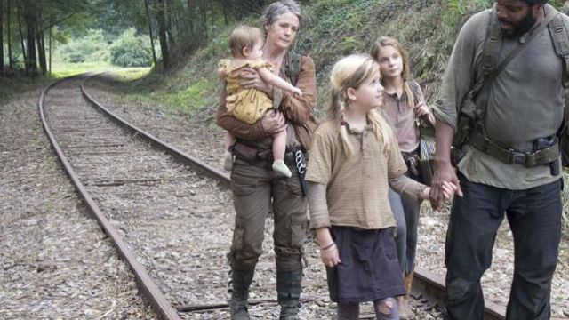 The pants of Carol (Melissa McBride) in The Walking Dead