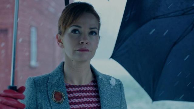 The plaid dress by Penelope Blossom (Nathalie Boltt) in Riverdale