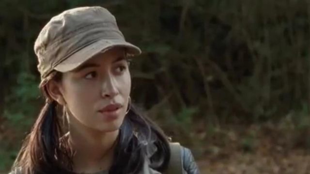 La casquette verte kaki de Rosita (Christian Serratos) dans The Walking Dead