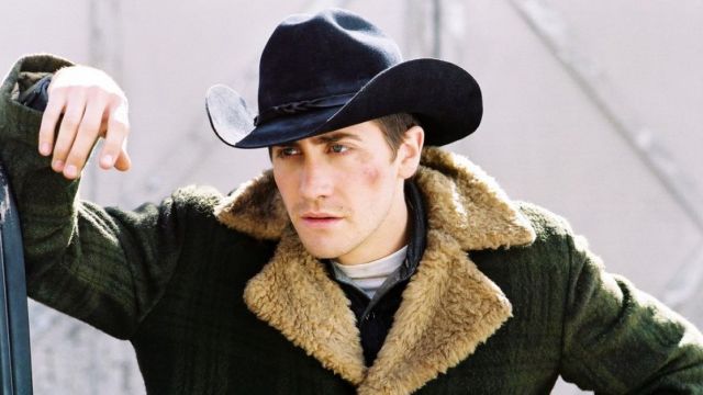 The hat cowboy Jack Twist (Jake Gyllenhaal) in Brokeback Mountain