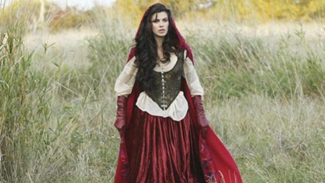 The Cape The Skirt And The Neckline Of Ruby The Little Red Riding Hood Meghan Ory In Once Upon A Time Spotern