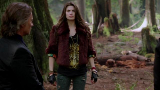 The T Shirt Leopard Ruby The Little Red Riding Hood Meghan Ory In Once Upon A Time Spotern