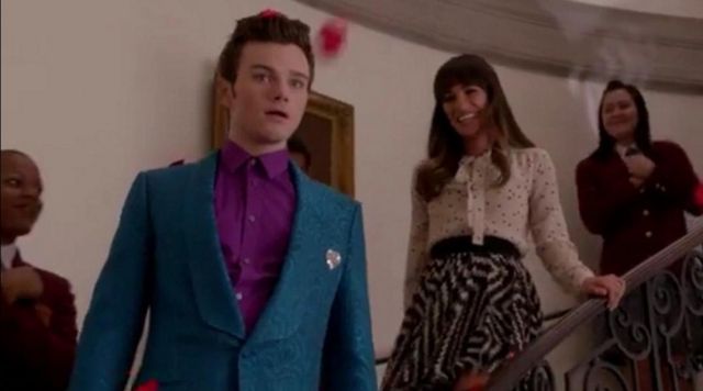 la jupe de Rachel Berry (Lea Michele) dans Glee