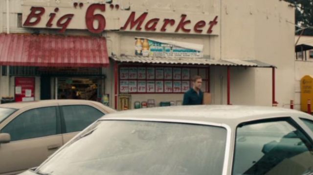 The convenience store Big 6 market optimization visited by The Driver (Ryan Gosling) in Drive