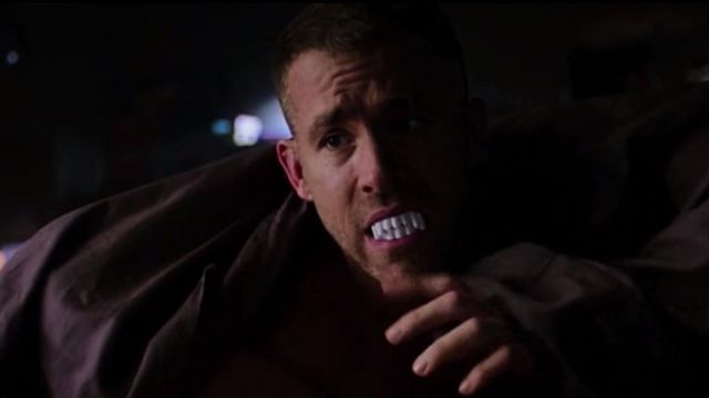 The teeth of vampire Wade in Deadpool