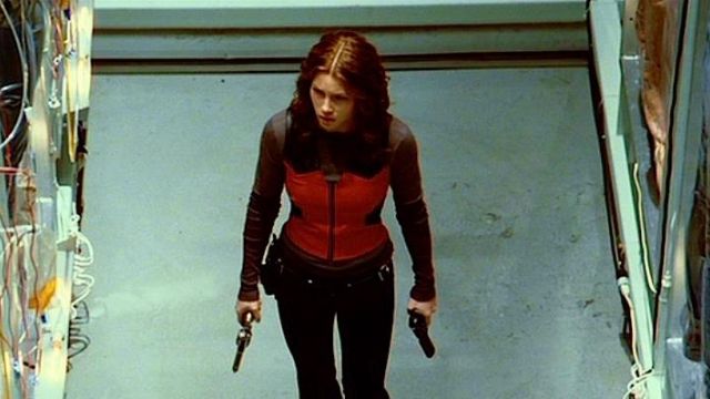 The authentic outfit of Abigail Whistler (Jessica Biel), in Blade - Trinity