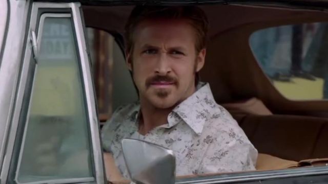 The printed shirt to the flowers of Holland March (Ryan Gosling) in The Nice Guys
