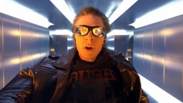 Les lunettes de Vif-Argent / Peter Maximoff / Quicksilver (Evan Peters) dans X-Men : Apocalypse