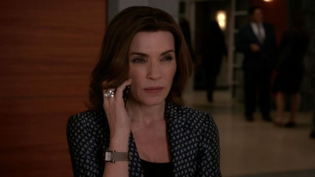 The Hermes watch of Alicia Florrick (Julianna Margulies) in The Good Wife