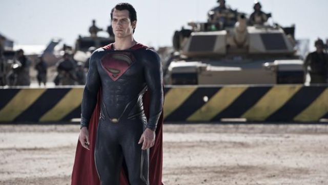 Le costume de Superman (Henry Cavill) dans Man of Steel
