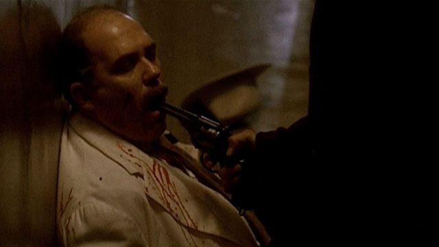 The authentic revolver Webley MK VI used by Vito Corleone (Robert Deniro) in The Godfather - part 2