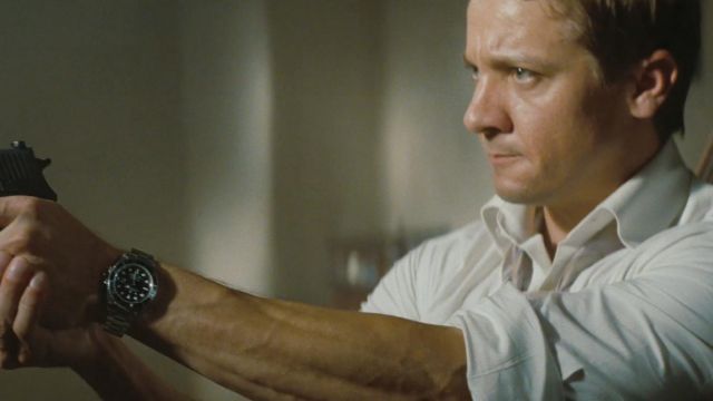 The Rolex watch Submariner of Brandt (Jeremy Renner) in Mission: Impossible - Protocol Ghost
