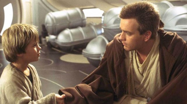 La tunique de Jedi de Obi-Wan Kenobi (Ewan McGregor) dans Star Wars I : La menace fantôme