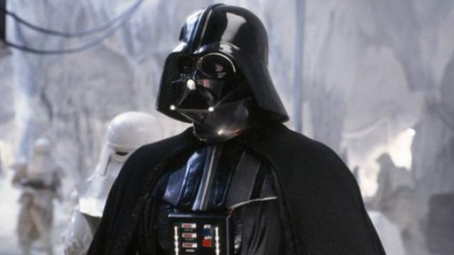 The authentic bust of Darth Vader in Star Wars V : The empire against attack