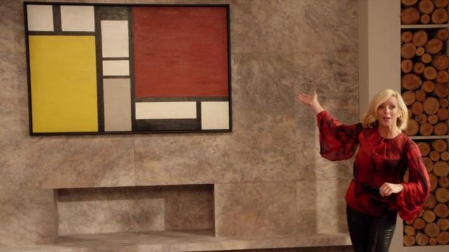 Mondrian Serigraph in Unbreakable Kimmy Schmidt