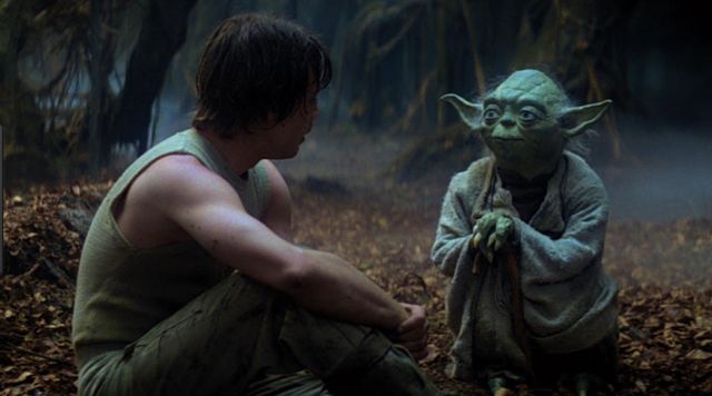Les gants des mains de Maître Yoda dans Star Wars IV : Un nouvel espoir