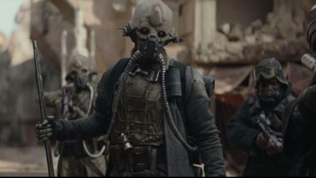 The mask of Edrio in Rogue One : A Star Wars Story