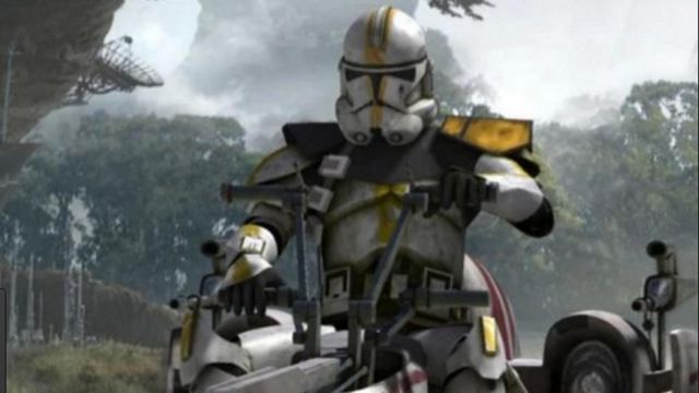 The mask Body trooper in Star Wars : The Clone Wars