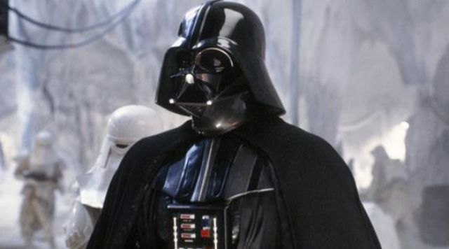 The replica version plush of Darth Vader in Star Wars : The empire against attack