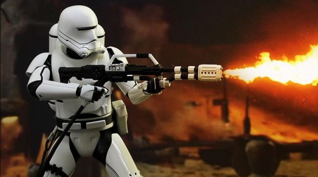 Les gants de Flametrooper dans Star Wars VII : le réveil de la force