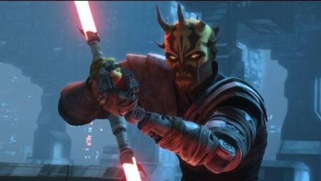 The Holding of Savage Opress in Star Wars : The Clone Wars