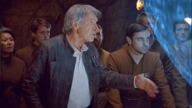 La perruque de Han Solo (Harrison Ford) dans Star Wars VII : Le réveil de la force