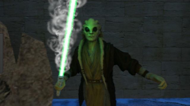 The prototype of Fisto in Star Wars : The Clone Wars