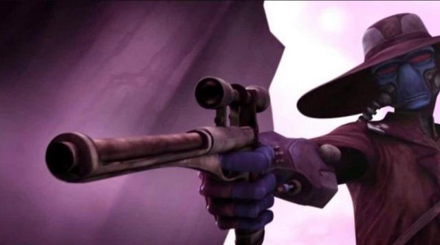 The Blaster Cad Bane in Star wars The Clone wars