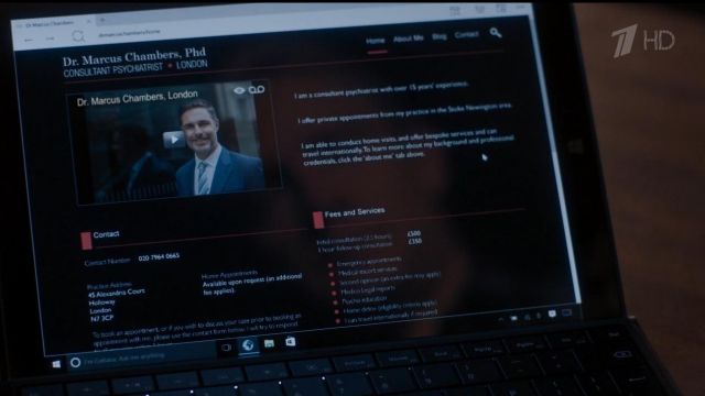 The tablet Microsoft Surface Pro view in Sherlock