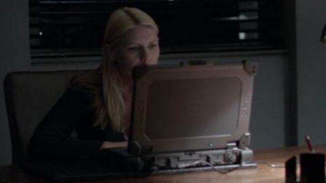 The portable computer of Carrie Mathison (Claire Danes) in Homeland