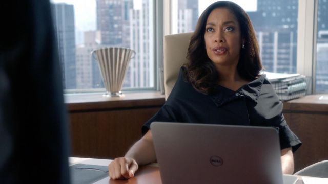 The laptop in grey from Dell, Jessica Pearson (Gina Torres) in "Suits"