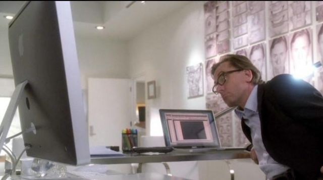 La computadora portátil de Cal Lightman (Tim Roth) en Lie to me