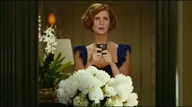 The mobile phone black Miranda Hobbes (Cynthia Nixon) in "Sex and the city"
