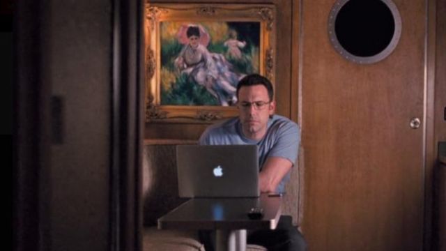 The laptop of Ben Affleck in Mr Wolff