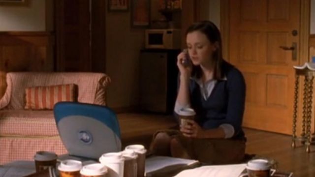 L'ordinateur portable de Rory (Lorelai Leigh) dans Gilmore girls