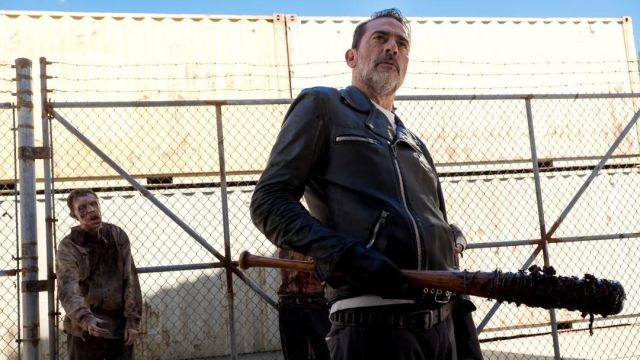 Lucille, the baseball bat Negan (Jeffrey Dean Morgan) in The Walking Dead  S08E11