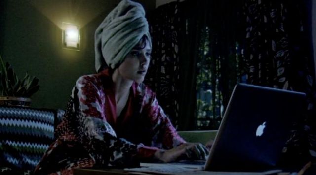 l'ordinateur portable de Sartana (Jessica Alba) dans Machete