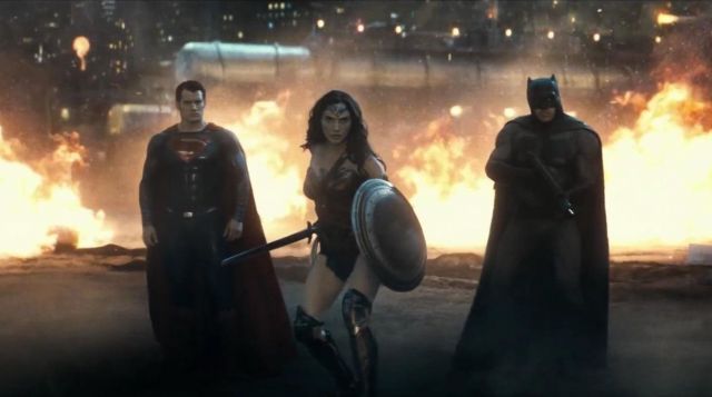 El traje de Batman (Ben Affleck) en Batman v. Superhombre