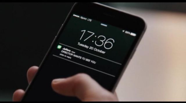 L'iPhone 6 d'Apple vu dans Jason Bourne