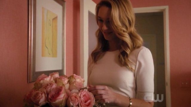 the bouquet of pink roses of Petra Solano (Yael Grobglas) in Jane The Virgin S03E20