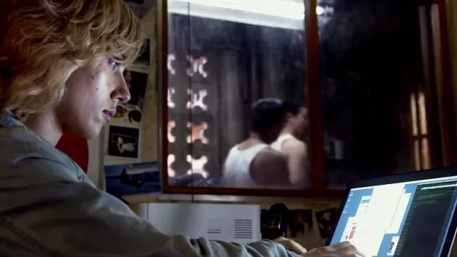 The laptop used by Lucy (Scarlett Johansson) in the movie Lucy